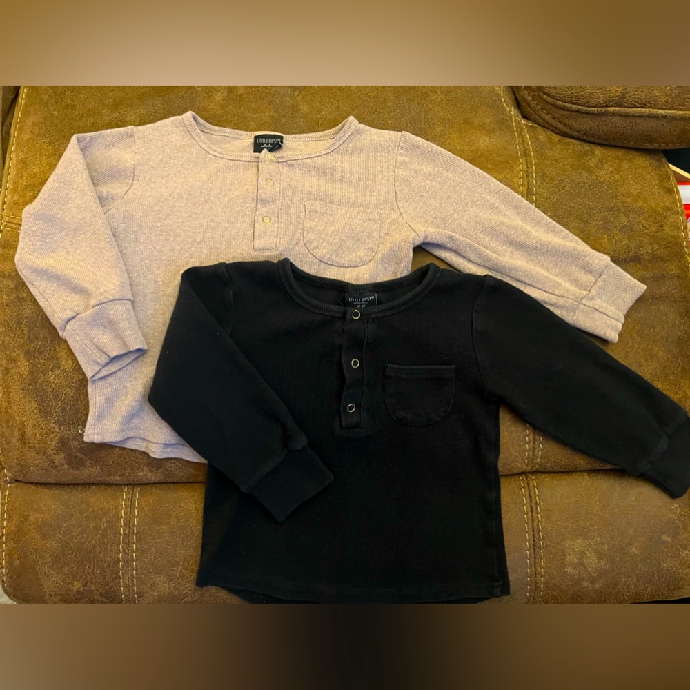 Girls Little Bipsy Henley Shirt Bundle